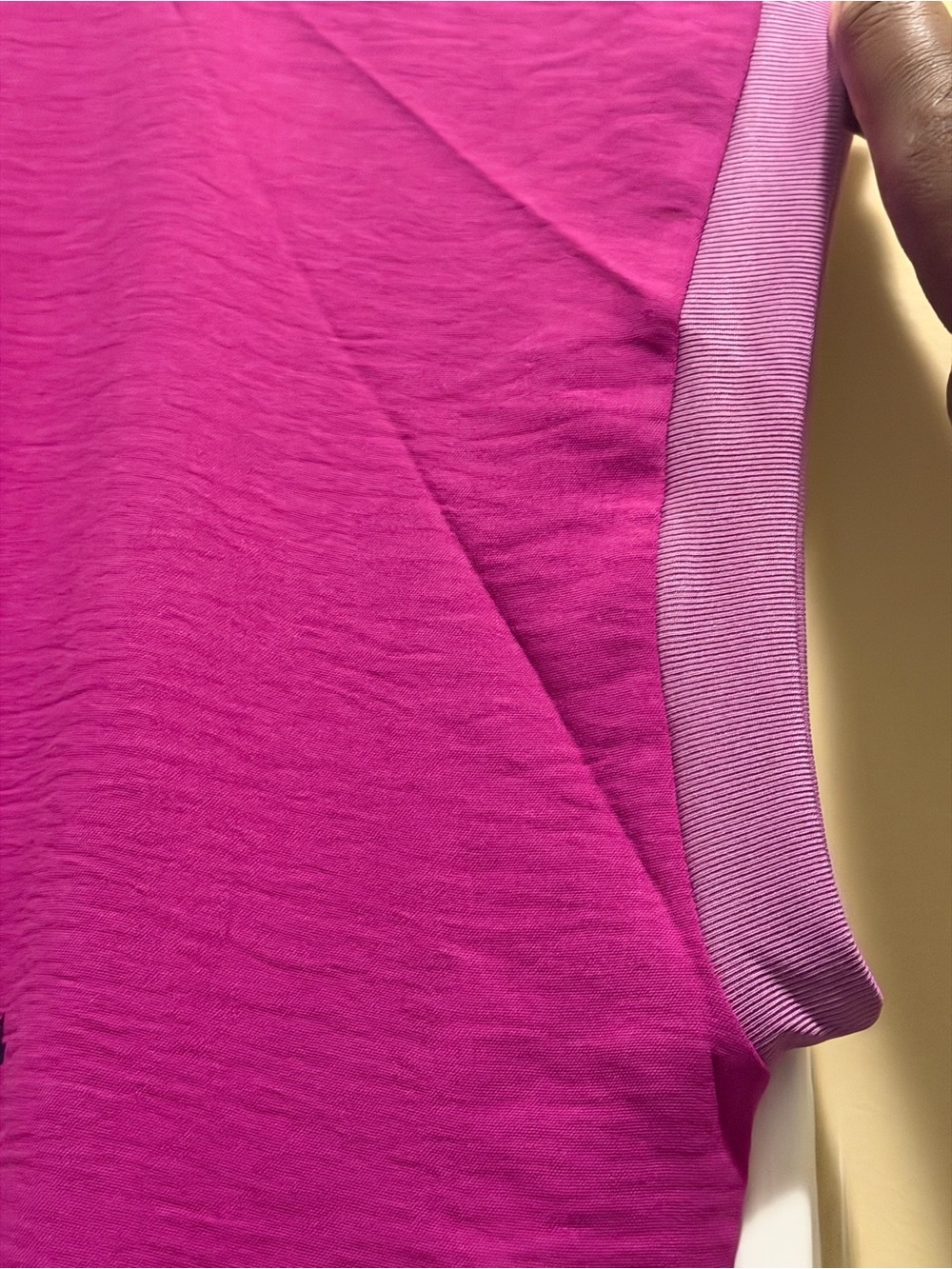 Midi dress T-Shirt dress Magenta Short Sleeve Graphic Tunic - Picture 5 of 9